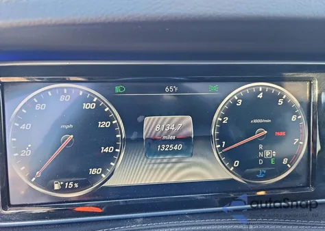 2015 Mercedes-Benz S 550 4Matic из США, поврежденный, VIN WDDUG8FB4FA173033